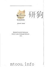 THE STRUCTURE OF MARINE ECOSYSTEMS PDF电子版封面 0632005017 JOHN H.STEELE