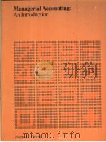 MANAGERIAL ACCOUNTING：AN INTRODUCTION     PDF电子版封面    PIERRE L.TITARD 
