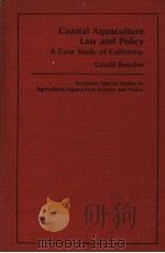 COASTAL AQUACULTURE LAW AND POLICY PDF电子版封面