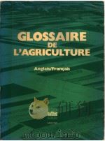 GLOSSAIRE DE L‘AGRICULTURE PDF电子版封面 9264222553