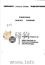 DERWENT LITERATURE DIVIAION PUBLICATIONS PESTDOC INDEX CAROS PDF电子版封面