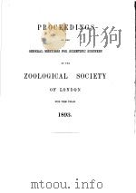 PROCEEDINGS OF THE GENERAL MEETINGS FOR SCIENTIFIC BUSINESS OF THE ZOOLOGICAL SOCIETY OF LONDON FOR（ PDF版）