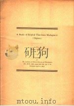 A STUDY OF SYRPHID FLIES FROM MADAGASCAR     PDF电子版封面    FRANK M.HULL 