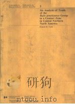 AN ANALYSIS OF TOADS OF THE BUFO AMERICANUS GROUP IN A CONTACT ZONE IN CENTRAL NORTHERN NORTH AMERIC PDF电子版封面 FRANCIS R.COOK