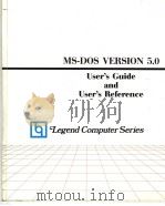 MS-DOS VERSION 5.0 USER‘S GUIDE AND USER‘S REFERENCE PDF电子版封面