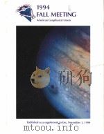 1994 FALL MEETING 1994 PDF电子版封面
