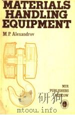 MATERIALS HANDLING EQUIPMENT（ PDF版）