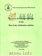 SYNOPSIS OF PRINCIPAL DISEASES OF THE BLUE CRAB,CALLINECTES SAPIDUS 1992 PDF电子版封面