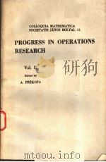 PROGRESS IN OPERATIONS RESEARCH  VOL.2（ PDF版）