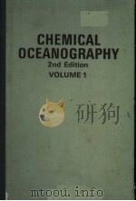 CHEMICAL OCEANOGRAPHY VOLUME 1 2ND EDITION PDF电子版封面 0125886012 J.P.RILEY G.SKIRROW