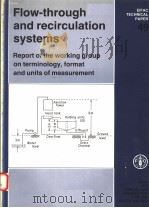 FLOW-THROUGH AND RECIRCULATION SYSTEMS EIFAC TECHNICAL PAPER 49 PDF电子版封面 9251024162