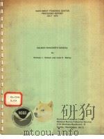 NORTHWEST FISHERIES CENTER PROCESSED REPORT（ PDF版）