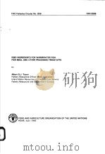 FEED INGREDIENTS FOR WARMWATER FISH FISH MEAL AND OTHER PROCESSED FEEDSTUFFS  FAO FISHERIES CIRCULAR（ PDF版）