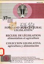 FOOD AND AGRICULTURAL LEGISLATION NO.37 PDF电子版封面
