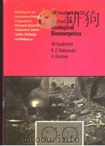 METHODS FOR ECOLOGICAL BIOENERGETICS（ PDF版）