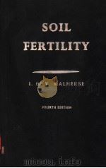 SOIL FERTILITY FOURTH EDITION PDF电子版封面 I.DE V.MALHERBE