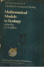 MATHEMATICAL MODELS IN ECOLOGY（ PDF版）