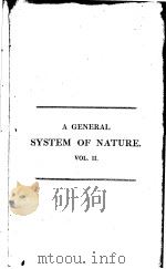 A GENERAL SYSTEM OF NATURE VOL.2 PART 1 PDF电子版封面