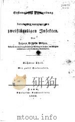 SYSTEMATISCHE BESCHREIBUNG DER EUROPAISCHEN ZWEIFLUNGELIGEN INSETEN N.6 1830 PDF电子版封面