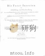 DIE FORST-INSECTEN ZWEITER THEIL 1840 PDF电子版封面