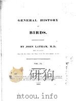 A GENERAL HISTORY OF BIRDS VOL 9 1824 PDF电子版封面 JOHN LATHAM