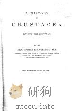 A HISTORY OF CRUSTACEA RECENT MALACOSTRACA（ PDF版）