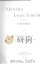 GENERA INSECTORUM PUBLIES PAR FASCICULES 174-175 PDF电子版封面 P.WYTSMAN