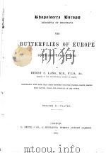 THE BUTTERFLIES OF EUROPE DESCRIBED AND FIGURED VOLUME 2 PLATES（ PDF版）