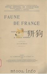 FAUNE DE FRANCE 48 PDF电子版封面
