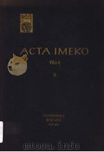 ACTA IMEKO 1964 TOMUS 2（1964 PDF版）