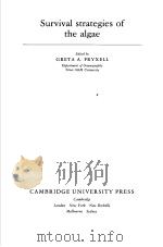 SURVIVAL STRATEGIES OF THE ALGAE（ PDF版）