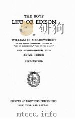 THE BOYS LIFE OF EDISON（ PDF版）