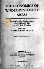 The economics of ‘under-developed‘areas（1962 PDF版）