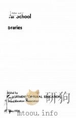 RURAL SCHOOL LIBRARIES     PDF电子版封面     