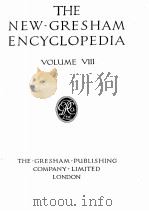 THE NEW GRESHAM ENCYCLOPEDIA VOLUME VIII PDF电子版封面 Gresham