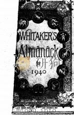 Whitaker‘s almanack 1940 PDF电子版封面