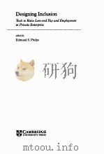 DESIGNING INCLUSION：TOOLS TO RAISE LOW-END PAY AND EMPLOYMENT IN PRIVATE ENTERPRISE     PDF电子版封面  0521816955  EDMUND S.PHELPS 