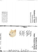 STUDIES IN SOVIET INPUT-OUTPUT ANALYSIS     PDF电子版封面  0275565505  VLADIMIR G.TREML 