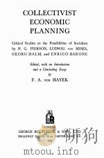 COLLECTIVIST ECONOMIC PLANNING（1935 PDF版）