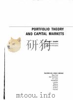 PORTFOLIO THEORY AND CAPITAL MARKETS     PDF电子版封面    WILLIAM F.SHARPE 