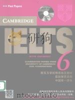 CAMBRIDGE IELTS 6 PDF电子版封面 9780521719063
