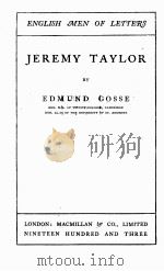 JEREMY TAYLOR（1903 PDF版）