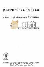 JOSEPH WEYDEMEYER 1947 PDF电子版封面 KARL OBERMANN