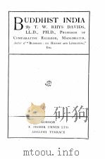 BUDDHIST INDIA（1903 PDF版）