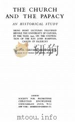 THE CHURCH AND THE PAPACY 1946 PDF电子版封面