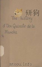THE HISTORY OF DON QUISOTE DE LA MANCHA VOLUME Ⅰ 1925 PDF电子版封面