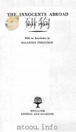 THE INNOCENTS ABROAD（1954 PDF版）