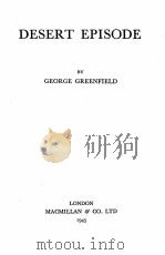 DESERT EPISODE（1945 PDF版）