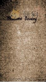 MADAME BOVARY     PDF电子版封面     