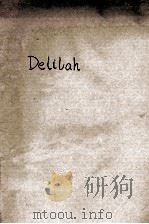 DELILAH 1941 PDF电子版封面